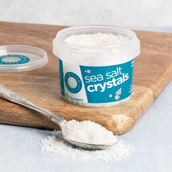 Cornish Sea Salt Crystals (8 x 75g Pinch Pots) - Torbay Fruit Sales